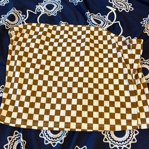 brown and white crop